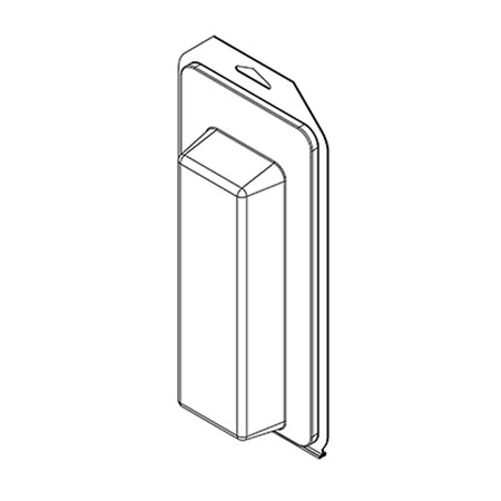Visipak Thermoform-CLAMSHELL-#507-10.938-5.250-7.625-2.313-1.313-0.020-CLEAR,  507TF